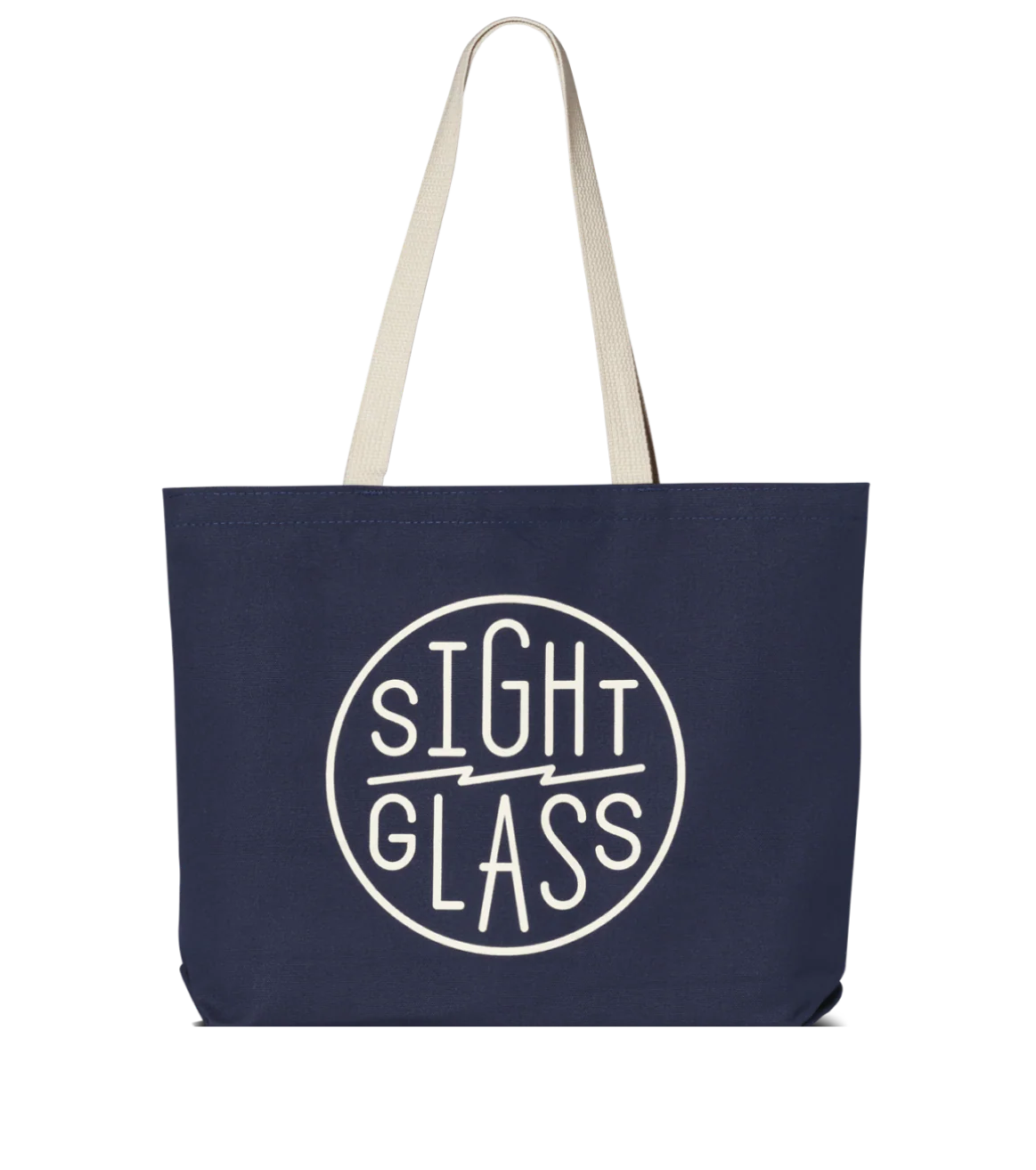 Carefully Selected Bean Tote in Navy - Image 2